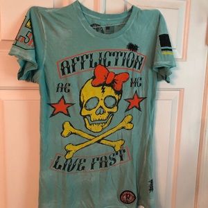 Affliction women’s XL Live Fast T-shirt